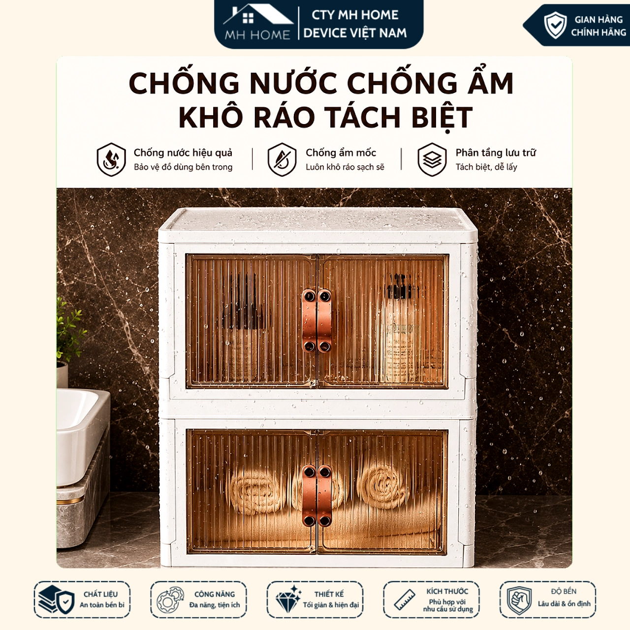Tủ Đa Năng Nhiều Tầng Có Bánh Xe - Tủ Nhựa Đựng Quần Áo Đồ Chơi Cho Bé Có Cửa Chống Bụi Giúp Phòng Gọn Gàng MH Home